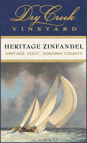 Dry Creek Vineyard 2007 Heritage Zinfandel